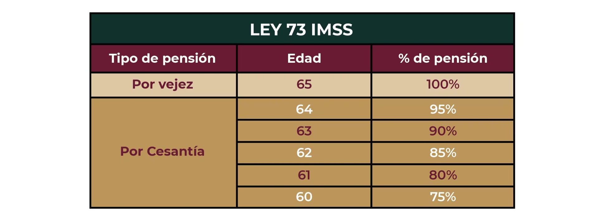 Asesoría Pensión Ley 73